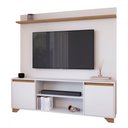 Ver imagem 2 de Rack com Painel para Tv até 40 Polegadas Benevello 2 Portas Siena/branco - Quiditá Móveis