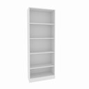 Ver imagem 2 de Estante Multiuso Office 59,8x160cm com 5 Nichos Branco Me4141