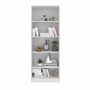 Ver imagem 3 de Estante Multiuso Office 59,8x160cm com 5 Nichos Branco Me4141