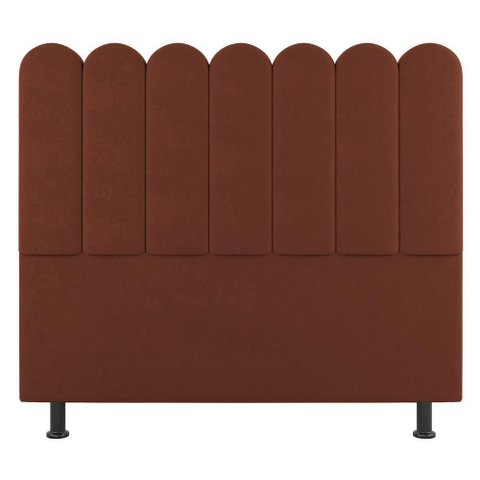 Cabeceira Cama Box Casal Queen Size Lana 160cm Suede Terracota - Abmaza