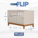 Ver imagem 6 de Berço Americano Mini Cama Flip Areia Fosco - Reller Móveis