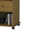 Ver imagem 3 de Mesa de Cabeceira Otto 1 Gaveta e Rodízios – Freijó – Móveis Primus