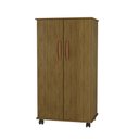 Ver imagem 1 de Multiuso com 2 Portas e Pés Rodízios Nara - Freijó - Móveis Primus