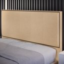 Ver mais imagens de Cabeceira Cama Box Casal 160 Cm Linho Bege Escuro