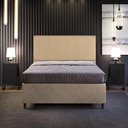 Ver imagem 7 de Cabeceira Cama Box Casal 160 Cm Linho Bege Escuro