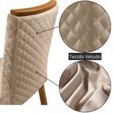 Ver imagem 4 de Mesa de Jantar Loren 90cm Tampo MDF Canto Reto Laminado com 4 Cadeiras Lira