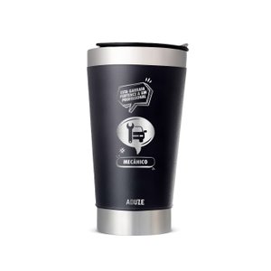Copo Térmico Aduze V3 Mecânico 500ml - Preto