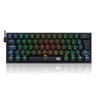 Teclado Mecânico Gamer Redragon Fizz Rgb - Abnt2 - Iluminação Rgb - Switch Vermelho - K617-rgb-b - 1