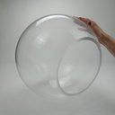 Ver imagem 3 de Vaso Decorativo Enfeite Casa Home&co Vidro 34x40x40cm Transparente