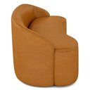 Ver imagem 5 de Sofá 4 Lugares para Sala de Estar Living 230cm Theo D06 Sintético Caramelo - Mpozenato