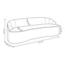 Ver imagem 4 de Sofá 4 Lugares para Sala de Estar Living 230cm Theo D06 Sintético Caramelo - Mpozenato
