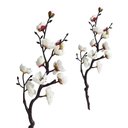 Ver imagem 1 de 02 Hastes Pessegueiro X2 Artificial Decorativa 17cm