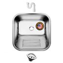 Ver imagem 1 de Tanque Inox 40x34 Pequeno - Sobrepor e Embutir - As 304