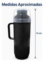 Ver imagem 2 de Garrafa Térmica Termolar Mundial 1L Rolha Café e Chá Preto