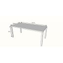Ver imagem 3 de Mesa Jantar Madeira Pés de Ferro Estilo Industrial 3,00 mts