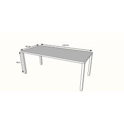 Mesa Jantar Madeira Pés de Ferro Estilo Industrial 3,00 mts - 3 Mesa Jantar Madeira Pés de Ferro Estilo Industrial 3,00 mts - 3