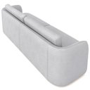Ver imagem 7 de Sofá 3 Lugares Sala Living Orgânico 220cm Oregon K01 Veludo Cinza - Lyam Decor