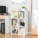 Ver imagem 3 de Estante Organizador Mdf 6 Nichos 80x60x30cm
