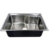 Cuba Pia Simples de Aço Inox 304 para Cozinha Gourmet Luxo C510 com Válvula Acessórios e Lixeira - 2