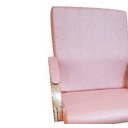 Ver imagem 2 de Cadeira de Escritório Giratória Presidente Work Comprealegre Relax Cromada Rosê Glod 100% Nacional