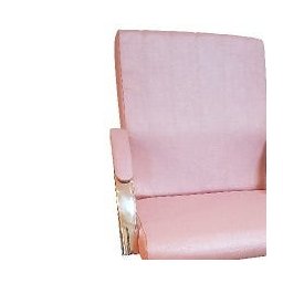 Cadeira de Escritório Giratória Presidente Work Comprealegre Relax Cromada Rosê Glod 100% Nacional - 2