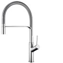 Ver imagem 1 de Torneira de Cozinha Gourmet Flexível Monocomando Premium (Dubai - Cromo)