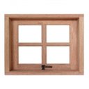 Ver imagem 1 de Maxim Ar Madeira Vitrô Max Quadriculado 60cmx80cm Madersilva