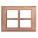 Ver imagem 2 de Maxim Ar Madeira Vitrô Max Quadriculado 60cmx80cm Madersilva