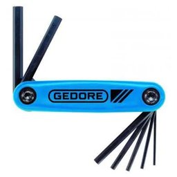 Jogo de Chave Allen Tipo Canivete 2 a 8mm 7 Peças 012520 - Gedore - 1