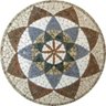Piso em Mosaico Mandala Indiana I R0296 Tamanho 150cm - 1