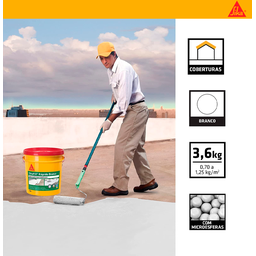 Manta Liquida Sikafill Rápido Sika 15kg- BRANCO - 4