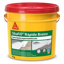 Manta Liquida Sikafill Rápido Sika 15kg- BRANCO - 1
