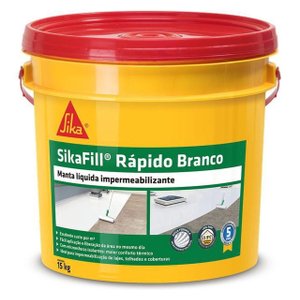 Manta Liquida Sikafill Rápido Sika 15kg- BRANCO