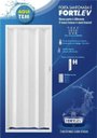 Ver imagem 1 de Porta Sanfonada PVC Branca 210x80 Fortlev