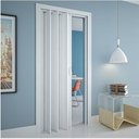 Ver imagem 2 de Porta Sanfonada PVC Branca 210x80 Fortlev