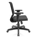 Ver imagem 4 de Cadeira Escritório Fluidy Diretor Ergonômica NR17 Encosto Mesh Assento Poliéster Base Giratória