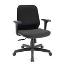 Ver imagem 3 de Cadeira Escritório Fluidy Diretor Ergonômica NR17 Encosto Mesh Assento Poliéster Base Giratória