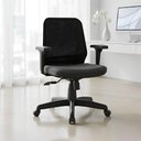 Ver imagem 1 de Cadeira Escritório Fluidy Diretor Ergonômica NR17 Encosto Mesh Assento Poliéster Base Giratória