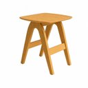 Ver mais imagens de Mesa Lateral Orgânica para Sofá em Madeira Maciça 49 x 56cm de La Vie Mel