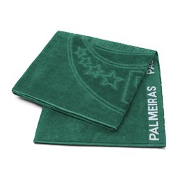 Toalha de Banho Buettner Jacquard Veludo Futebol Palmeiras 70cmx140m Verde - 1
