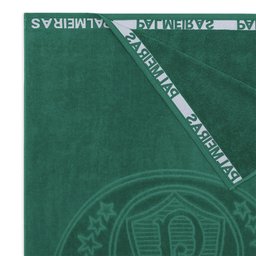 Toalha de Banho Buettner Jacquard Veludo Futebol Palmeiras 70cmx140m Verde - 3