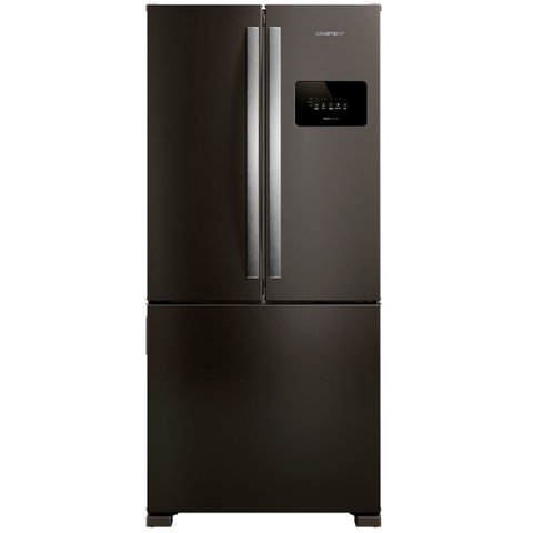 Geladeira Brastemp Bro85me 559 Litros Frost Free French Door Preta Refrigerador Brastemp French Door