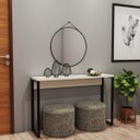 Ver imagem 1 de Aparador 120cm Martinucci Iron Irap1230Bbp Home Office Branco