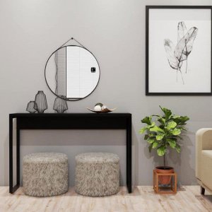 Aparador 120cm Martinucci Iron Irap1230Ppp Home Office Preto