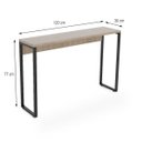 Ver imagem 3 de Aparador 120cm Martinucci Iron Irap1230Cbcbp Home Office Carvalho Bruma