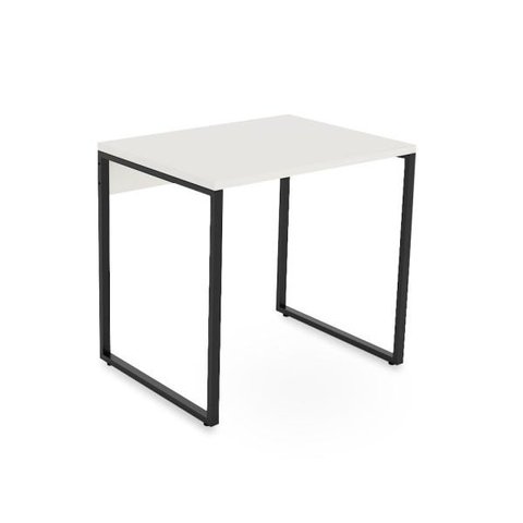 Mesa Escritório Reta 90cm Martinucci Iron Irmr0960Bbp Home Office Branca