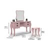 Penteadeira Duda Rosa - Patrimar Móveis - 3