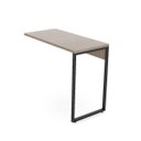 Ver imagem 1 de Mesa Escritório Auxiliar 90cm Martinucci Iron Irmx0945cbcbp Home Office Carvalho Bruma
