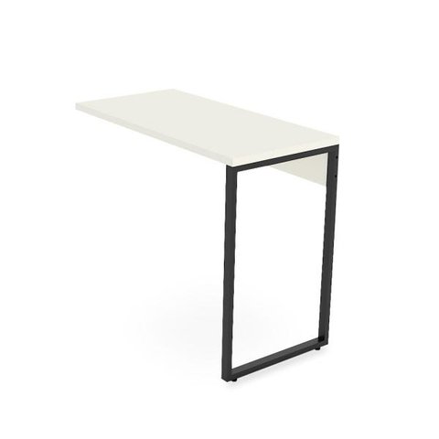 Mesa Escritório Auxiliar 90cm Martinucci Iron Irmx0945Bbp Home Office Branca