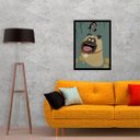 Ver imagem 2 de Quadro Mel The Secret Life of Pets 33x24cm - com vidro:Madeira branca